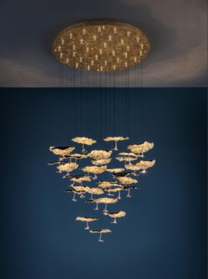 GOLD MOON CHANDELIER 78